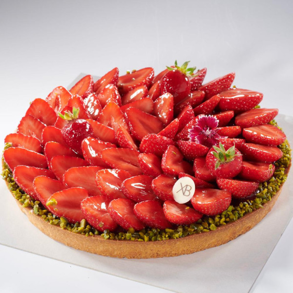 Tarte fraise 6 personnes