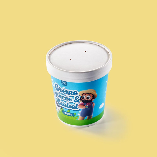 Pot de sorbet citron de Sicile 500 ml