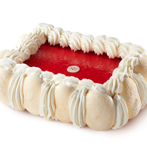 VACHERIN VANILLE FRAISE 6 personnes