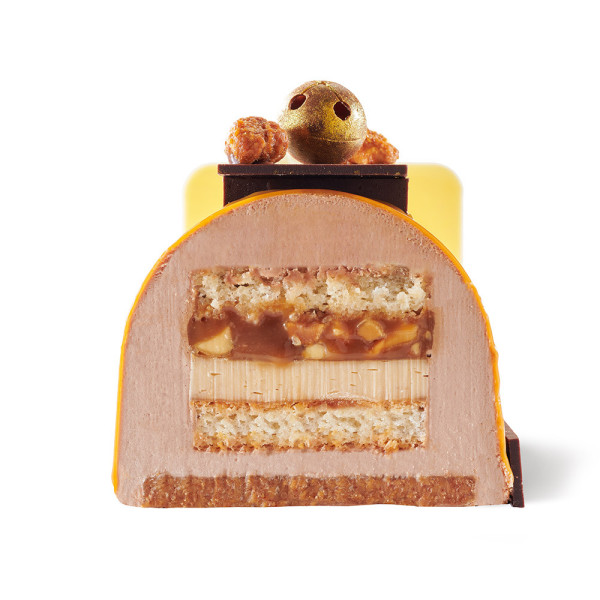 BÛCHE SNICKERS (taille unique 6/8 personnes)