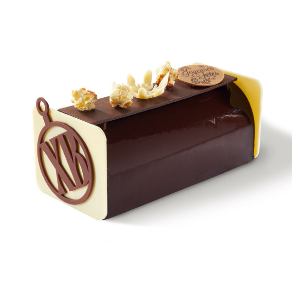 BÛCHE POP CORN (taille unique 6/8 personnes)
