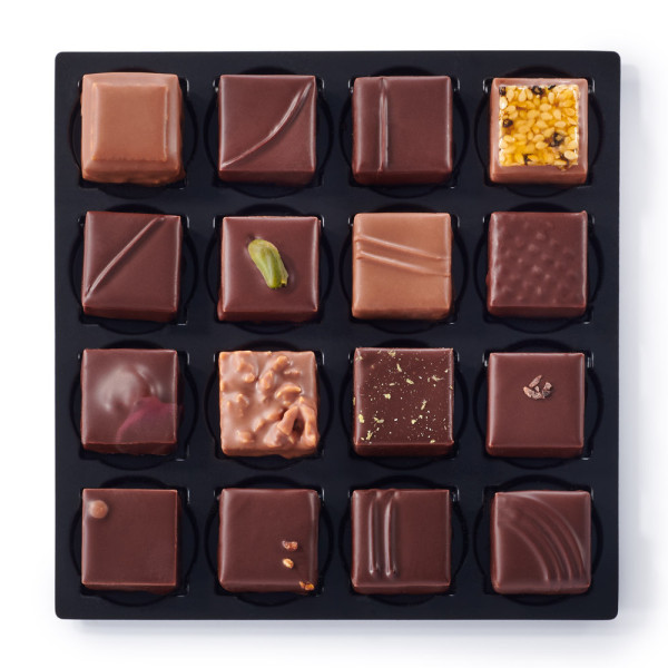 Coffret 16 chocolats assortis 
