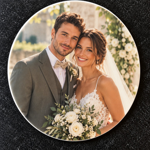 Plaque en chocolat personnalisée
