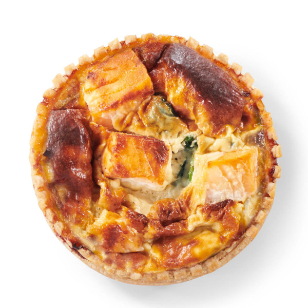 Quiche saumon épinard